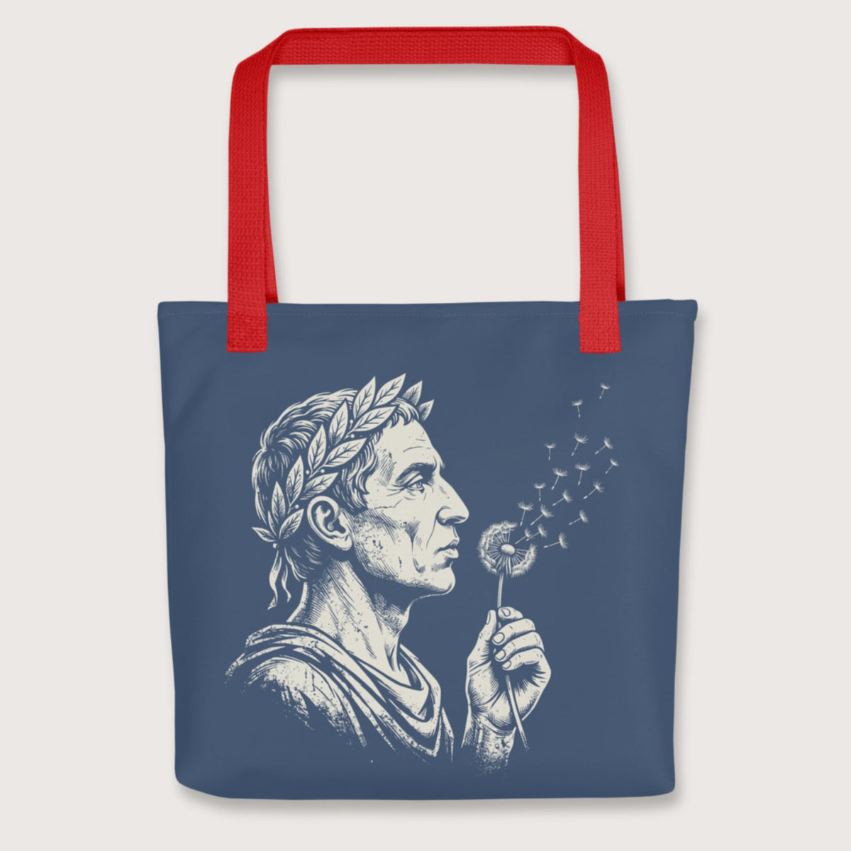 Red Caesar Blowing Wishes Bag - history buff gift by HistoHead
