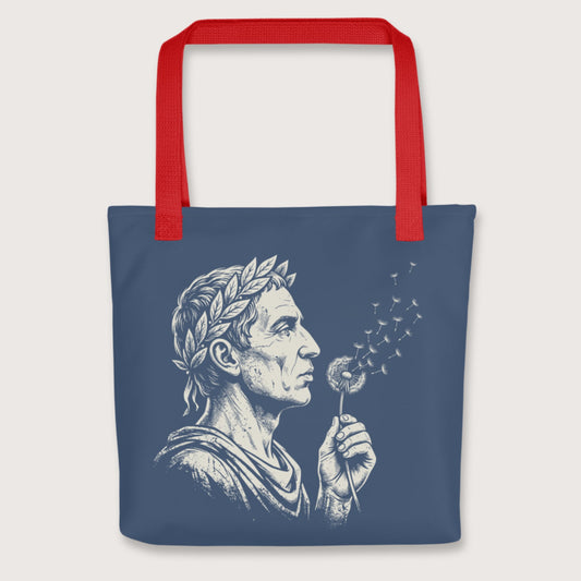 Red Caesar Blowing Wishes Bag - history buff gift by HistoHead