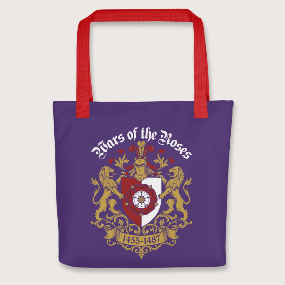 Red Wars of the Roses Bag - history buff gift by HistoHead