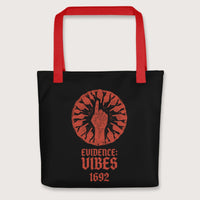 Red 1692 Salem Witch Trials Evidence Bag - history buff gift by HistoHead