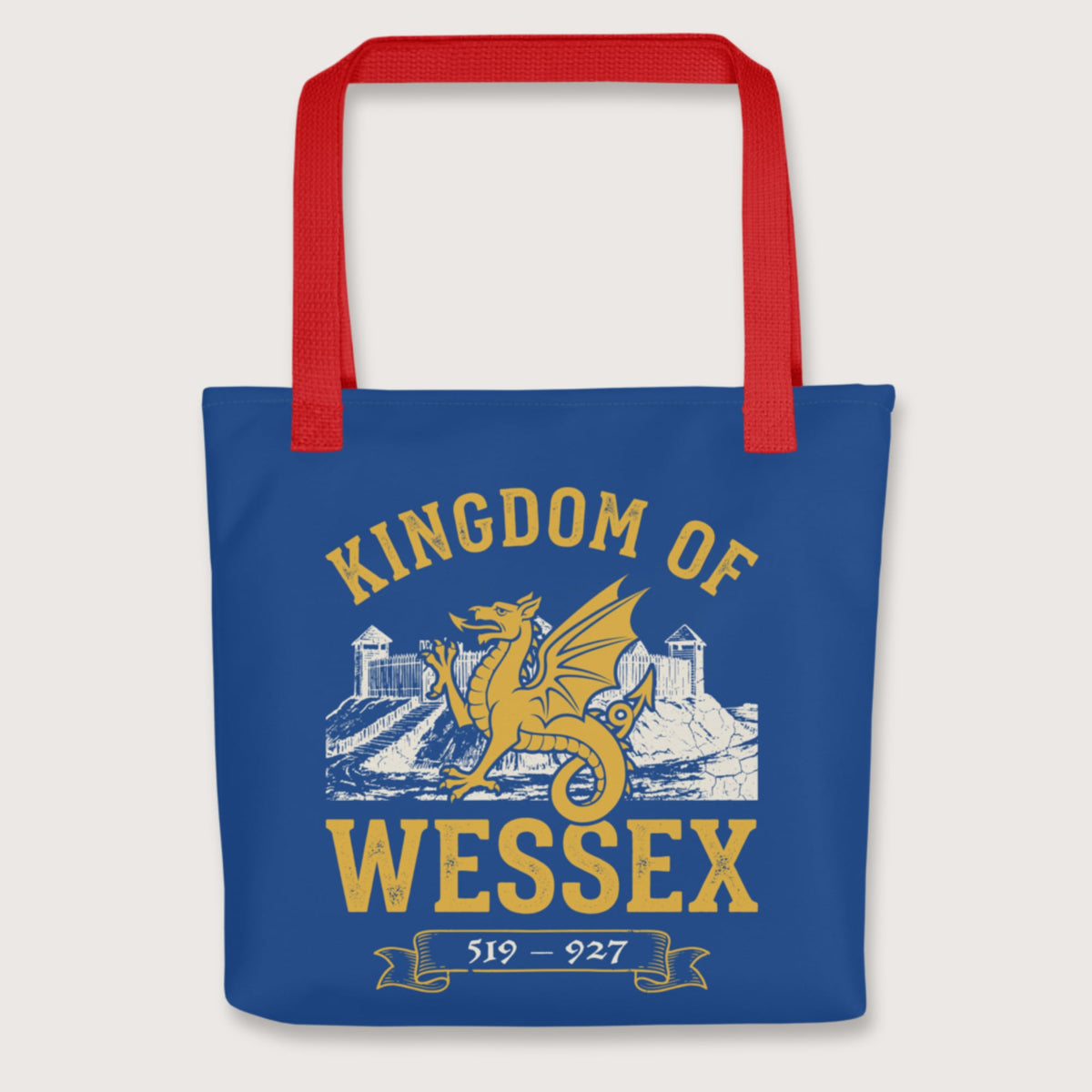 Red Kingdom of Wessex Bag - history buff gift by HistoHead