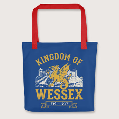 Red Kingdom of Wessex Bag - history buff gift by HistoHead