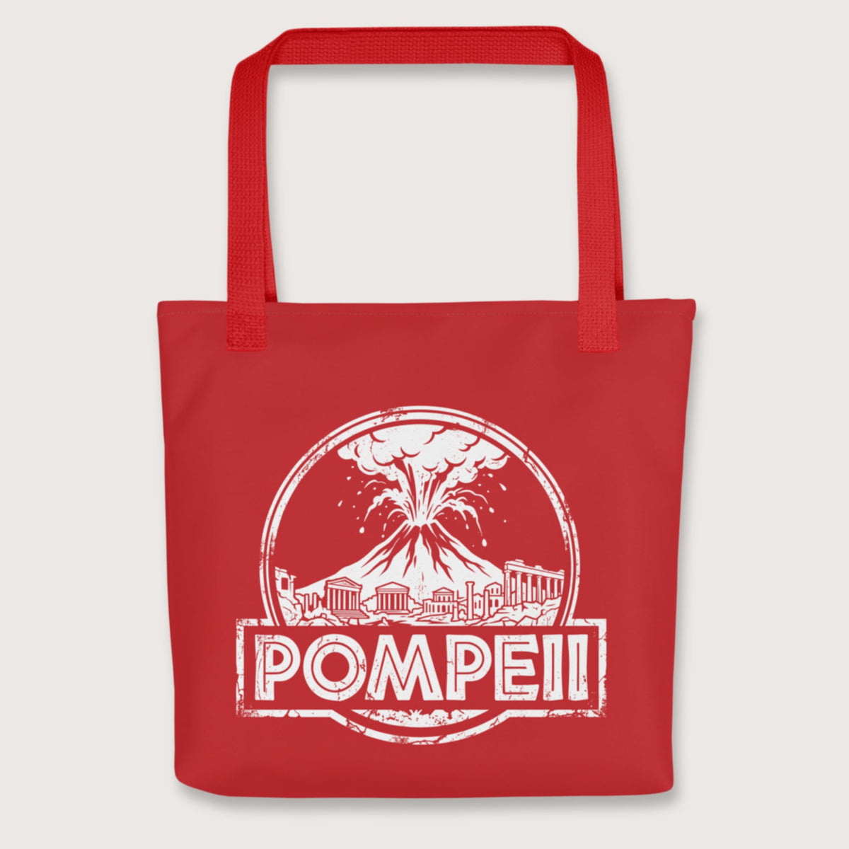 Red Pompeii Bag - history buff gift by HistoHead