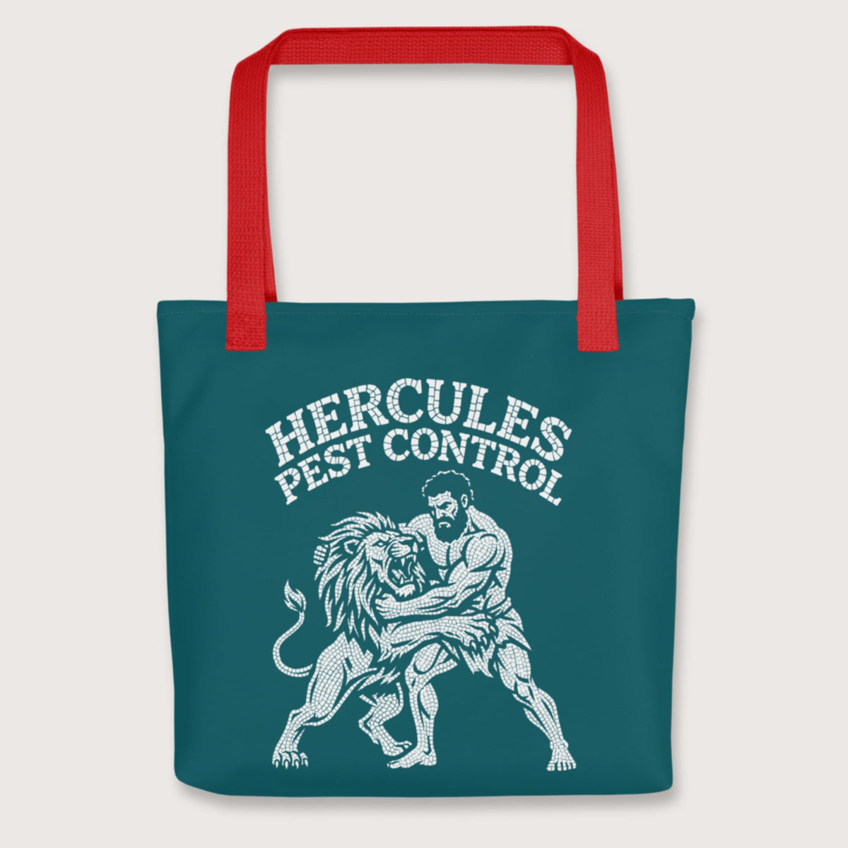 Red Hercules Pest Control Bag - history buff gift by HistoHead