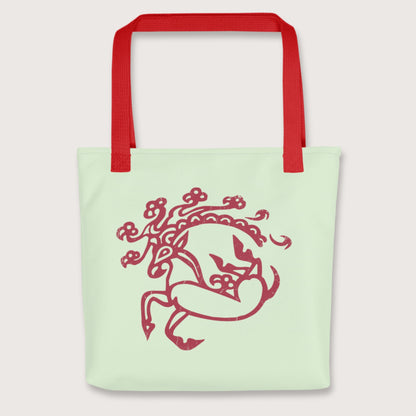 Red Siberian Ice Maiden Tattoo Bag - history buff gift by HistoHead
