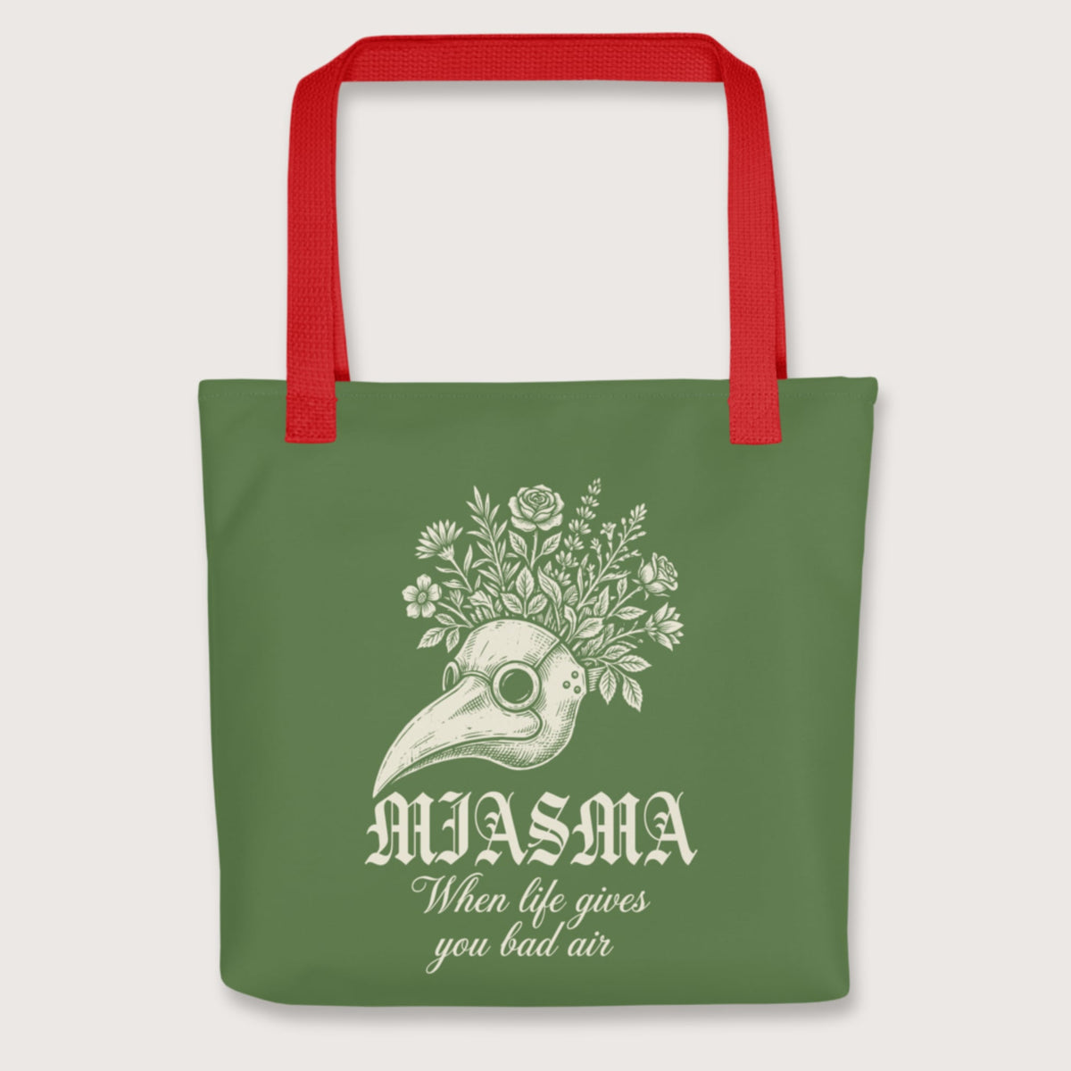 Red Miasma When Life Gives You Bad Air Bag - history buff gift by HistoHead
