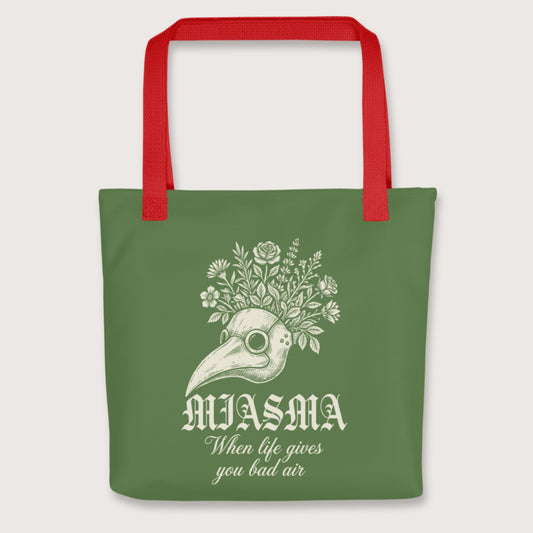Red Miasma When Life Gives You Bad Air Bag - history buff gift by HistoHead