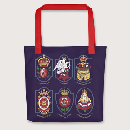 Red Six Wives Badges Bag - history buff gift by HistoHead