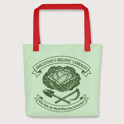Red Diocletian's Cabbage Bag - history buff gift by HistoHead
