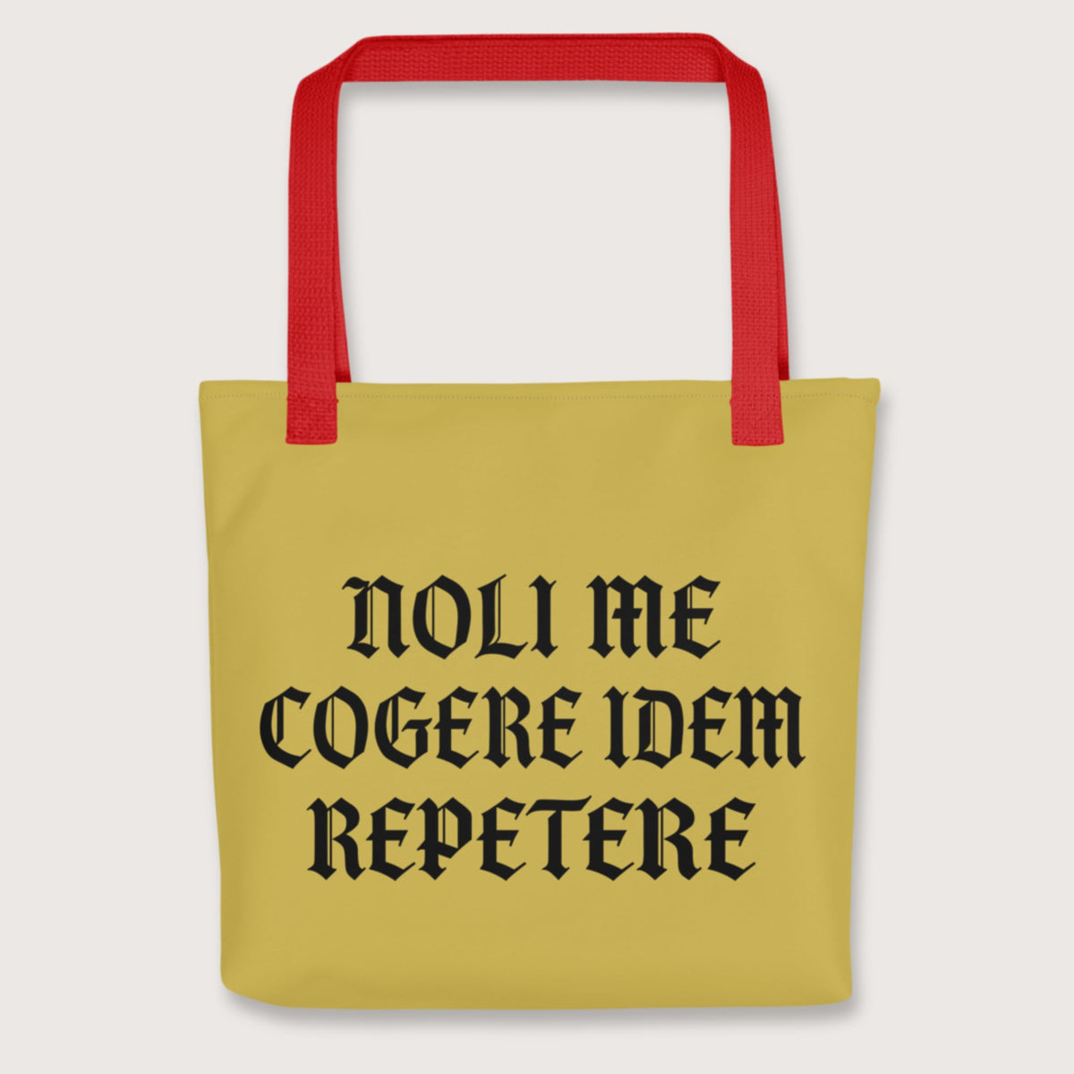 Red Don't Make Me Repeat Myself Bag - history buff gift by HistoHead