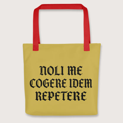 Red Don't Make Me Repeat Myself Bag - history buff gift by HistoHead