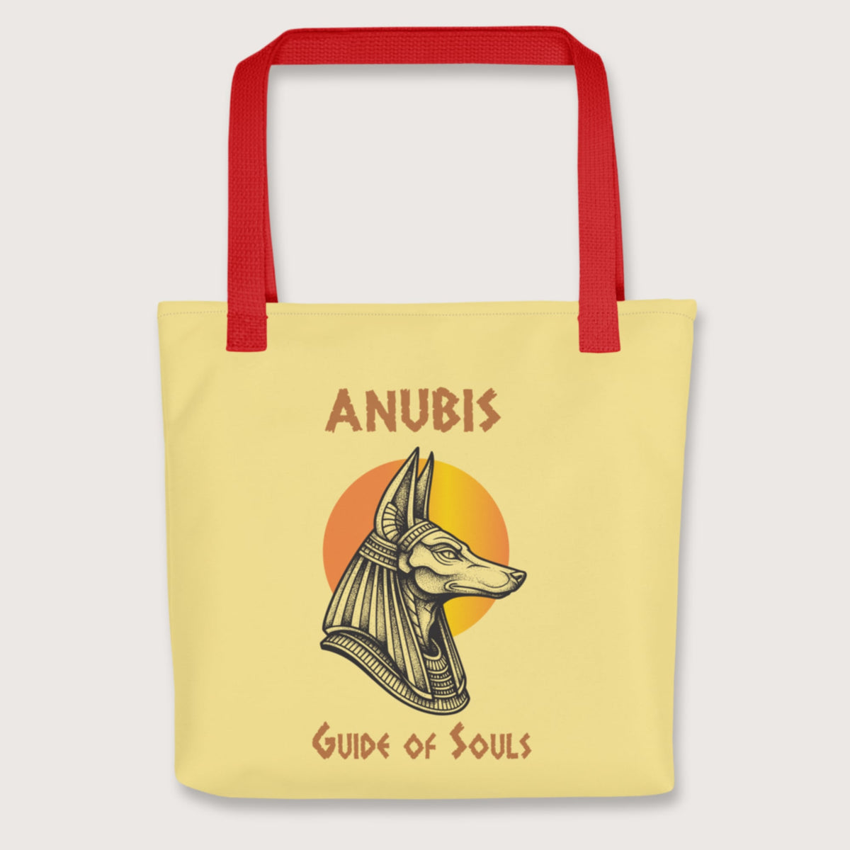 Red Anubis Guide of Souls Bag - history buff gift by HistoHead