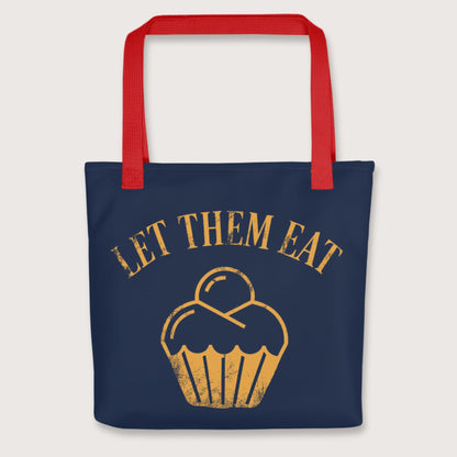 Red Let Them Eat Cake Bag - history buff gift by HistoHead