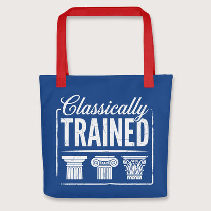 Red Classically Trained Bag - history buff gift by HistoHead