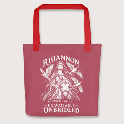 Red Rhiannon Uncatchable Unavailable Unbridled Bag - history buff gift by HistoHead