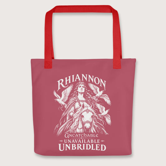 Red Rhiannon Uncatchable Unavailable Unbridled Bag - history buff gift by HistoHead