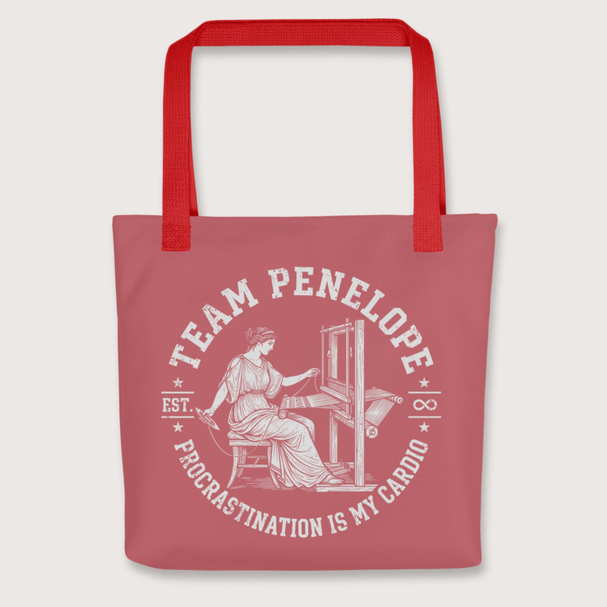 Red Team Penelope Procrastination Bag - history buff gift by HistoHead