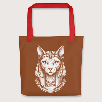 Red Bastet Bag - history buff gift by HistoHead