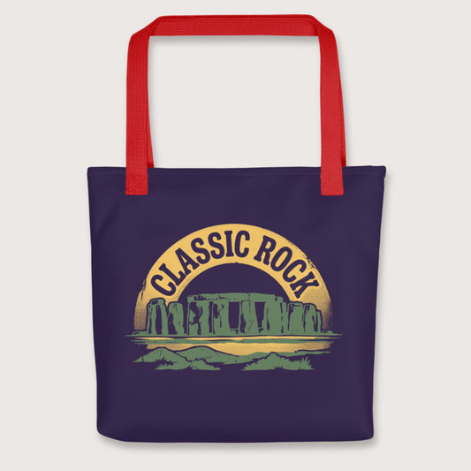 Red Stonehenge Classic Rock Bag - history buff gift by HistoHead