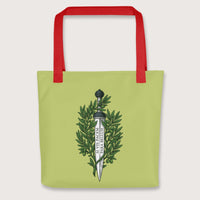Red Si Vis Pacem Para Bellum Latin Phrase Bag - history buff gift by HistoHead
