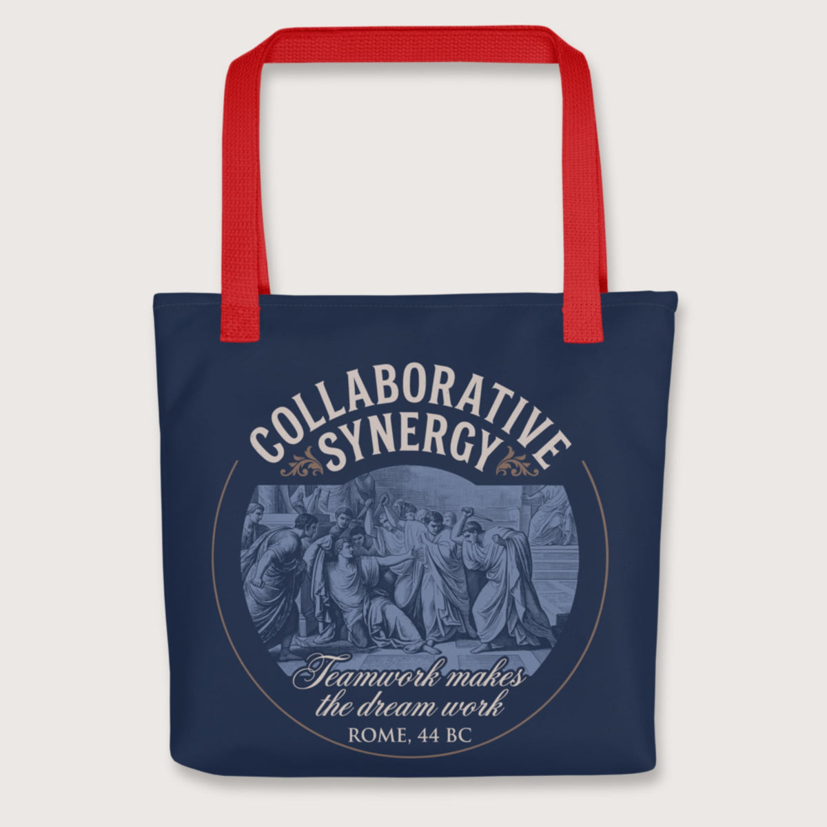 Red Collaborative Synergy Bag - history buff gift by HistoHead
