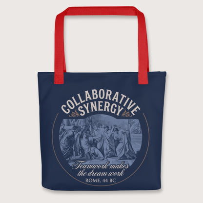 Red Collaborative Synergy Bag - history buff gift by HistoHead
