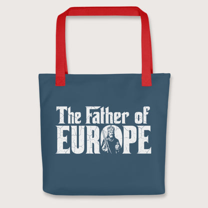 Red Charlemagne The Father of Europe Bag - history buff gift by HistoHead