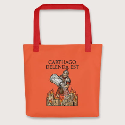 Red Salting Carthage Bag - history buff gift by HistoHead