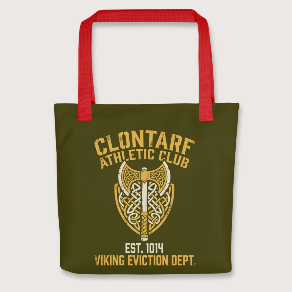 Red Clontarf Athletic Club Bag - history buff gift by HistoHead