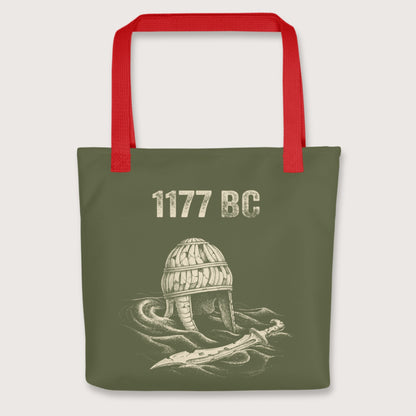 Red 1177 BC Bag - history buff gift by HistoHead