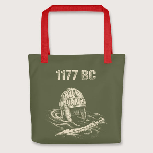 Red 1177 BC Bag - history buff gift by HistoHead