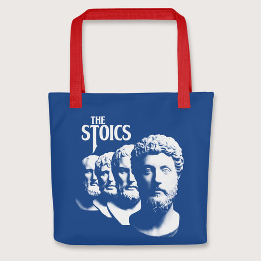 Red The Stoics Band Bag - history buff gift by HistoHead