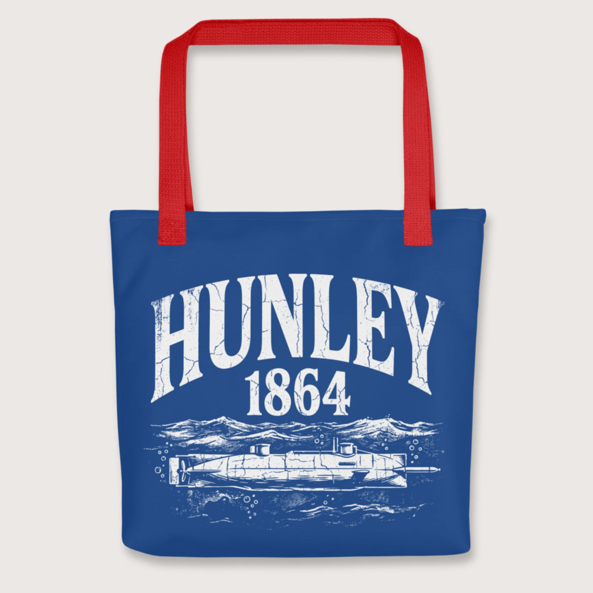 Red Hunley Submarine Bag - history buff gift by HistoHead