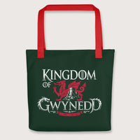 Red Kingdom of Gwynedd Bag - history buff gift by HistoHead