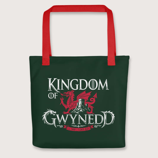 Red Kingdom of Gwynedd Bag - history buff gift by HistoHead