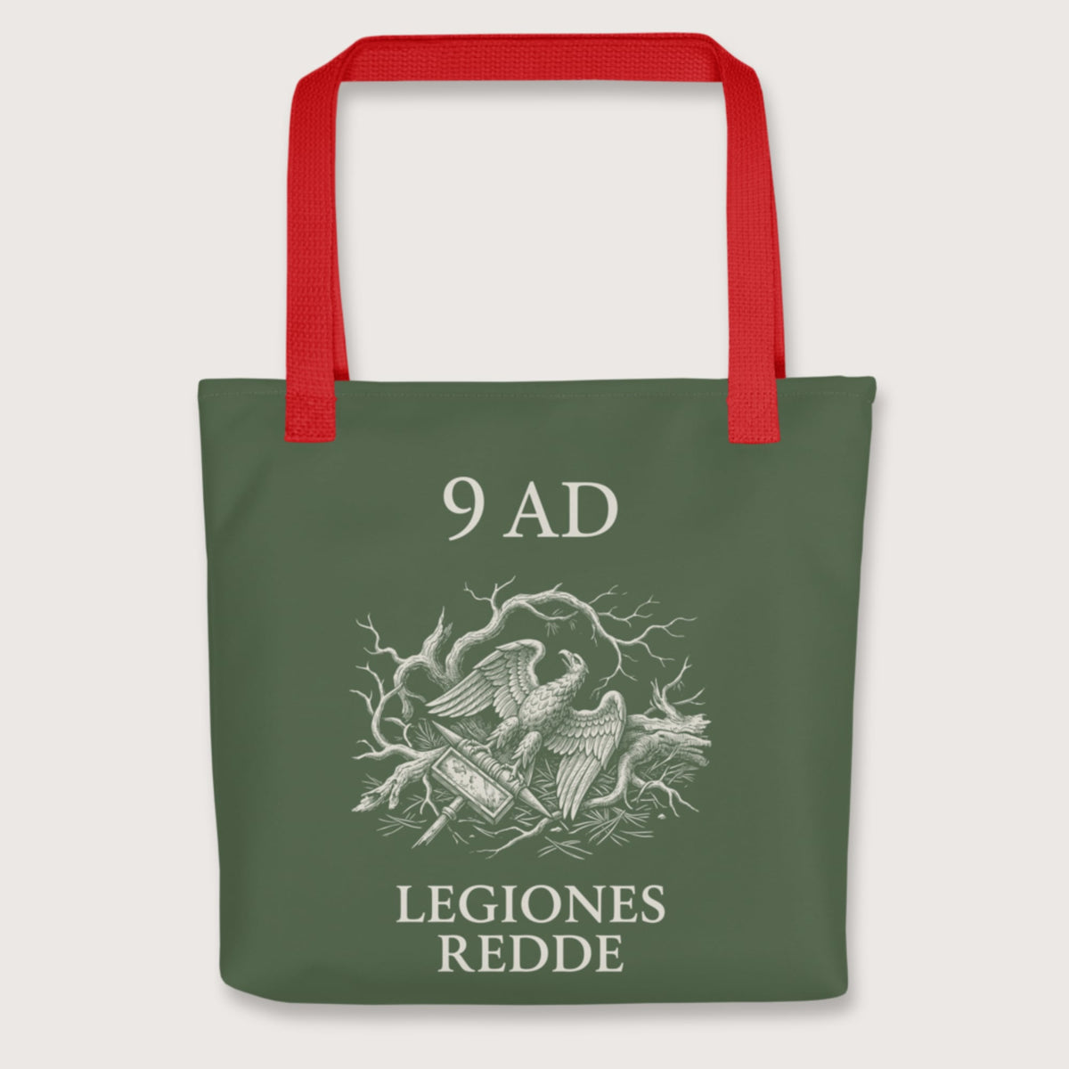 Red Give Me Back My Legions Bag - history buff gift by HistoHead