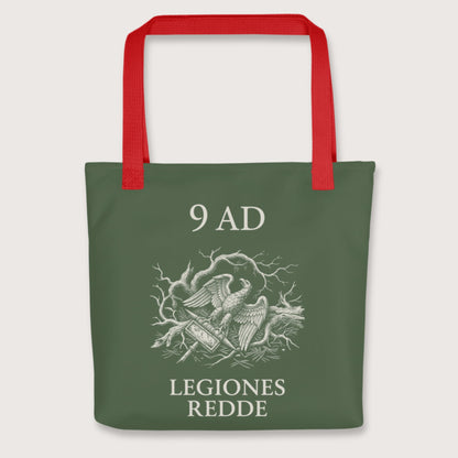 Red Give Me Back My Legions Bag - history buff gift by HistoHead