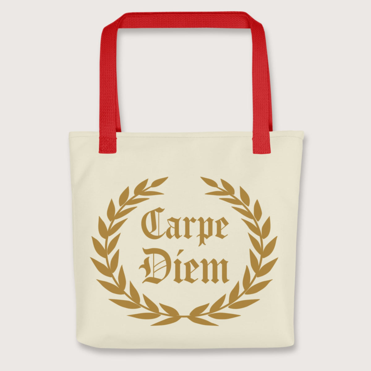 Red Carpe Diem Bag - history buff gift by HistoHead