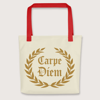 Red Carpe Diem Bag - history buff gift by HistoHead