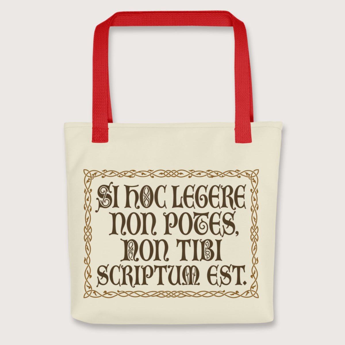 Red If You Can't Read This It's Not Written For You Bag - history buff gift by HistoHead