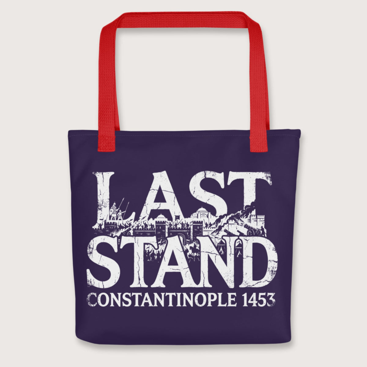 Red Last Stand Constantinople 1453 Bag - history buff gift by HistoHead