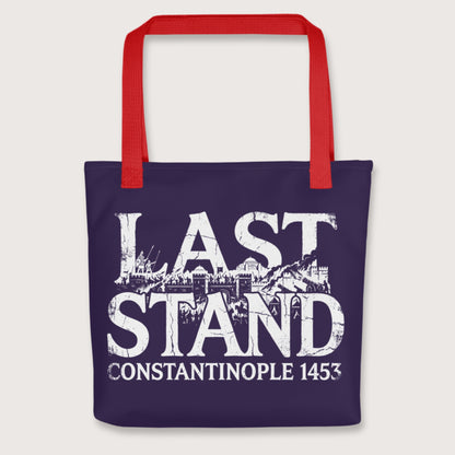 Red Last Stand Constantinople 1453 Bag - history buff gift by HistoHead