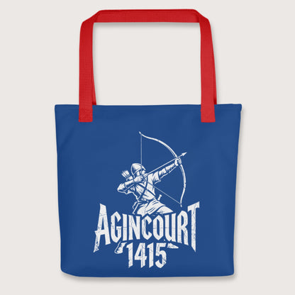 Red Agincourt 1415 Longbowman Bag - history buff gift by HistoHead
