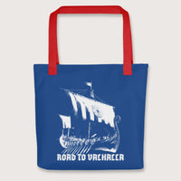Red Road to Valhalla Bag - history buff gift by HistoHead