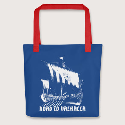 Red Road to Valhalla Bag - history buff gift by HistoHead
