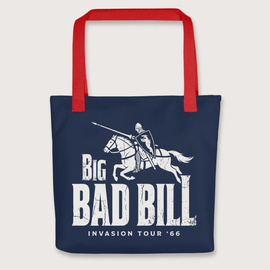 Red Big Bad Bill Invasion Tour Bag - history buff gift by HistoHead