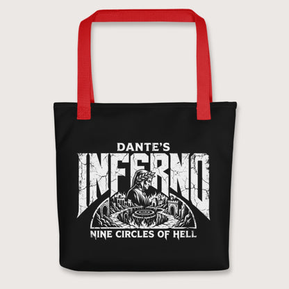 Red Dante's Inferno Bag - history buff gift by HistoHead