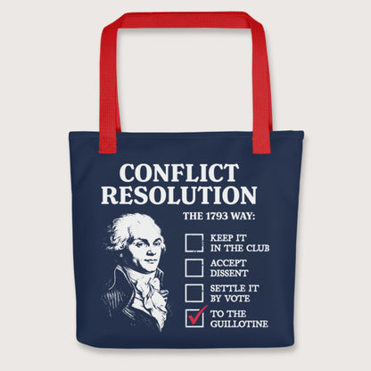 Red Robespierre's Conflict Resolution Bag - history buff gift by HistoHead