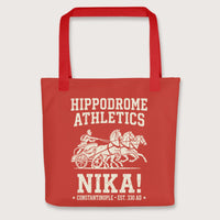 Red Hippodrome Athletics Bag - history buff gift by HistoHead