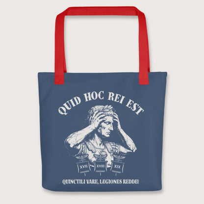 Red Augustus What the Hell Is This Latin Bag - history buff gift by HistoHead